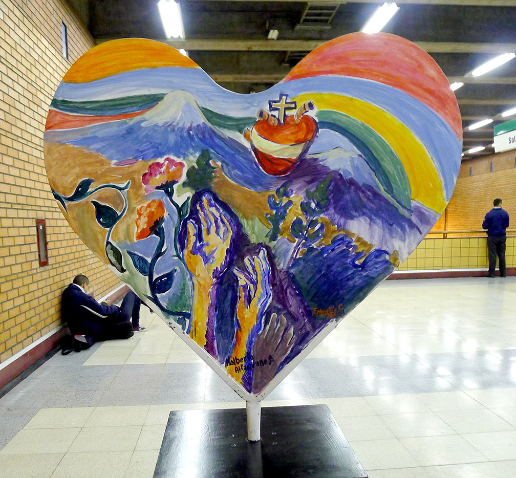 “Donar es un Gesto de Vida” Primera exposición de corazones pintados del sur de Chile