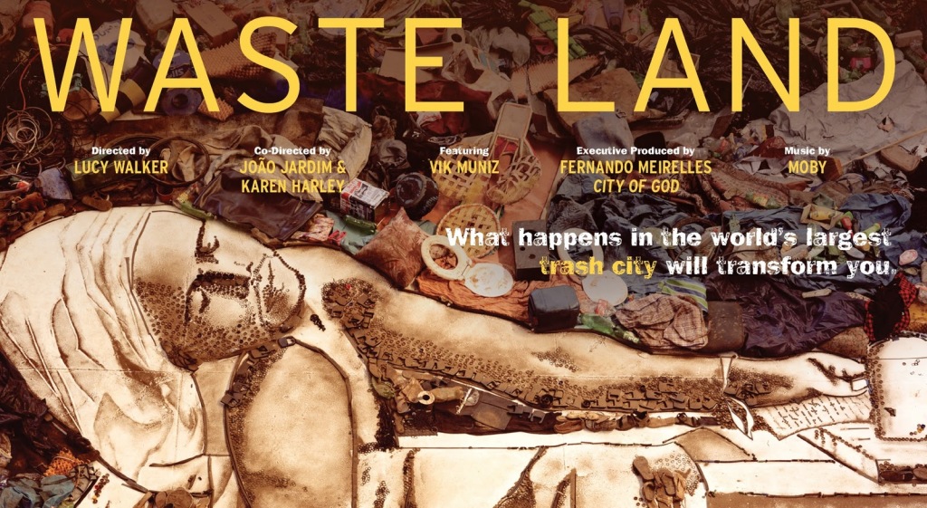 “Wasted Land”  documental de Vik Muniz el artista que transforma la basura en arte.