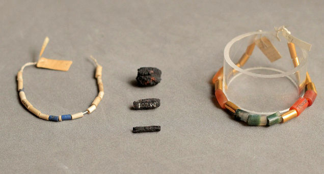 Egipcios hicieron collares con hierro que vino del espacio