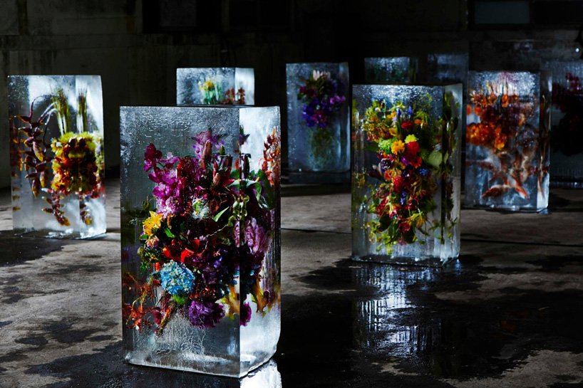 Flores congeladas de Makoto Asuma