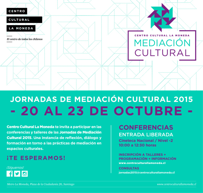 Lee más sobre el artículo Jornadas de Mediación Cultural 2015