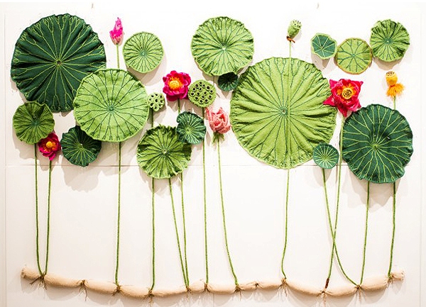 The Kint Garden, las flores tejidas de las artista Tatyana Yanishevsky