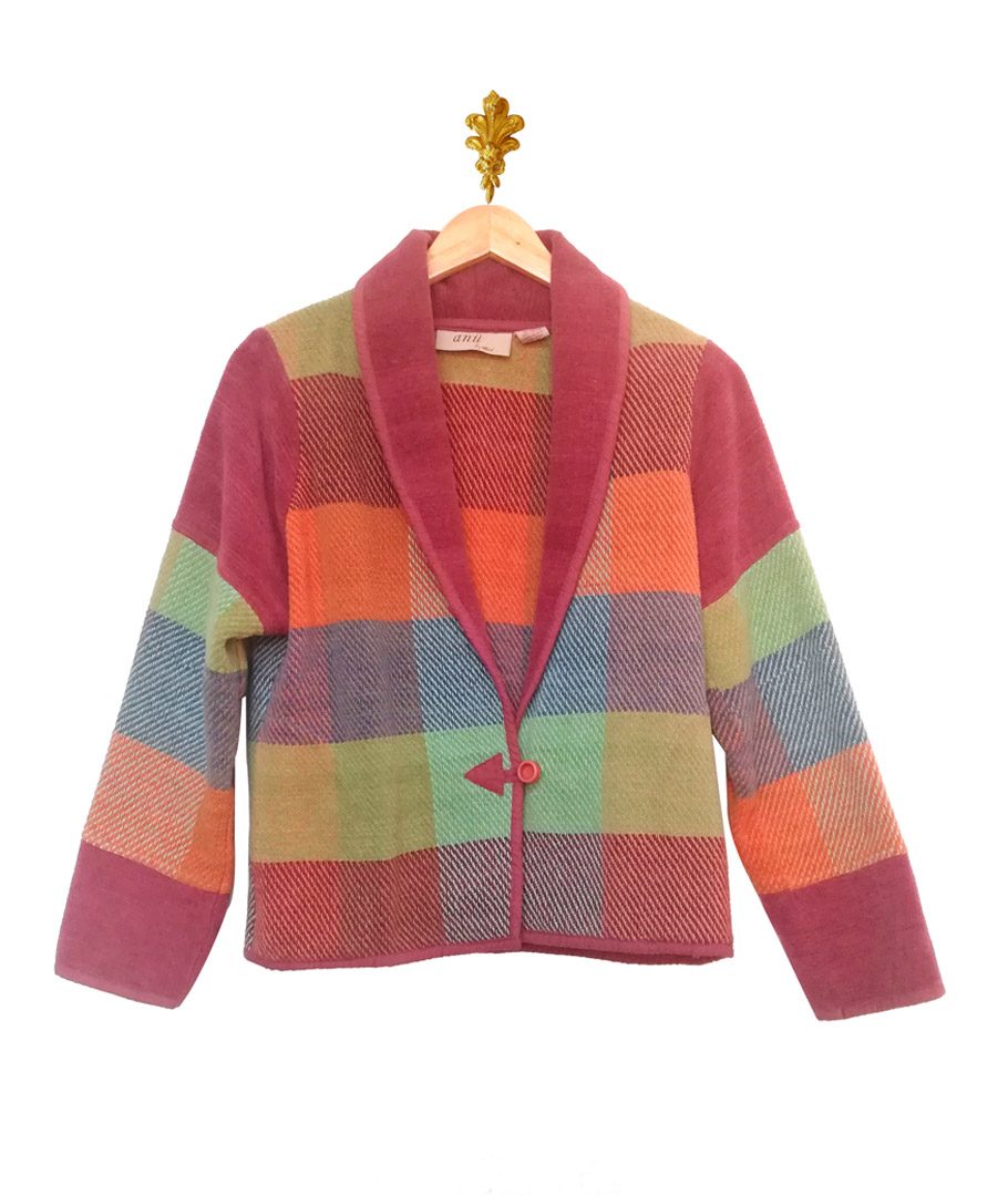 Chaqueta cuadros colores