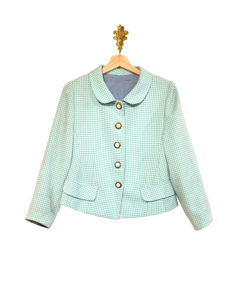 Chaqueta cuadrille verde agua