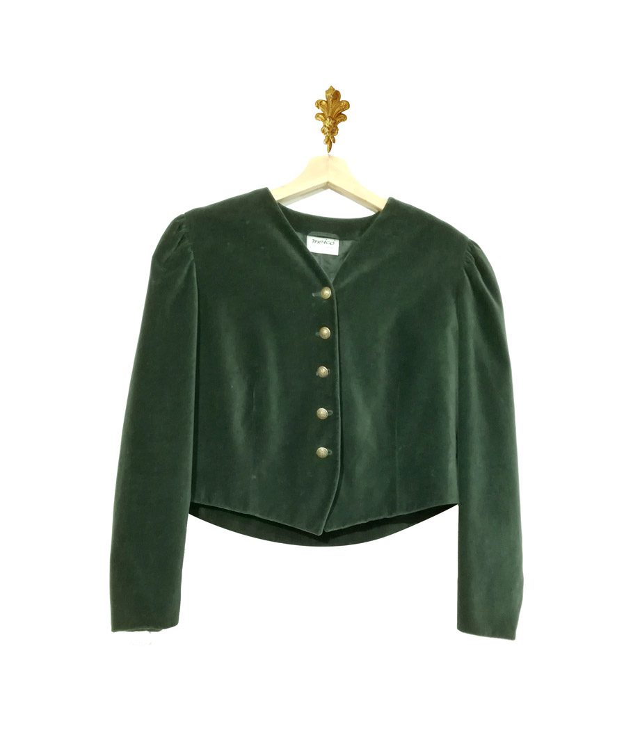 Chaqueta Terciopelo Verde