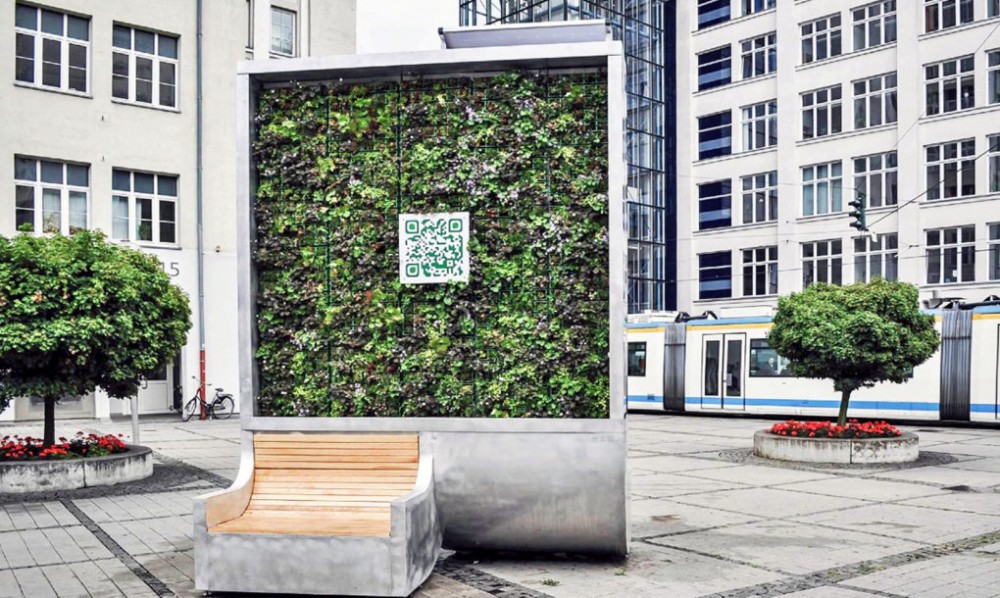 CityTree, panel de musgo que absorbe la contaminación como si fuese 275 árboles