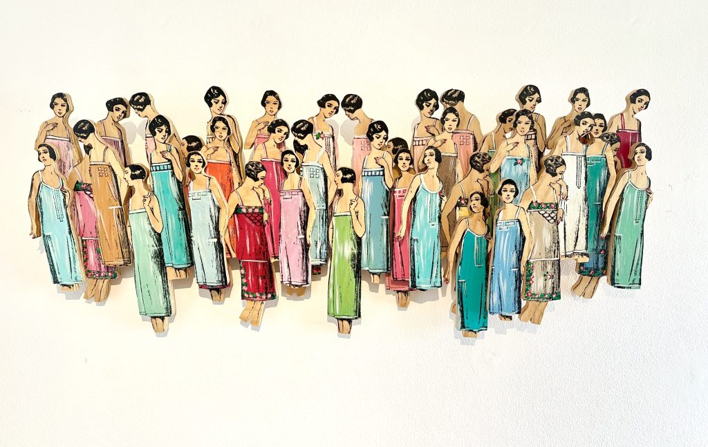 Lee más sobre el artículo Mis 40 mujeres en una obra de arte que reflexiona sobre el paso del tiempo.