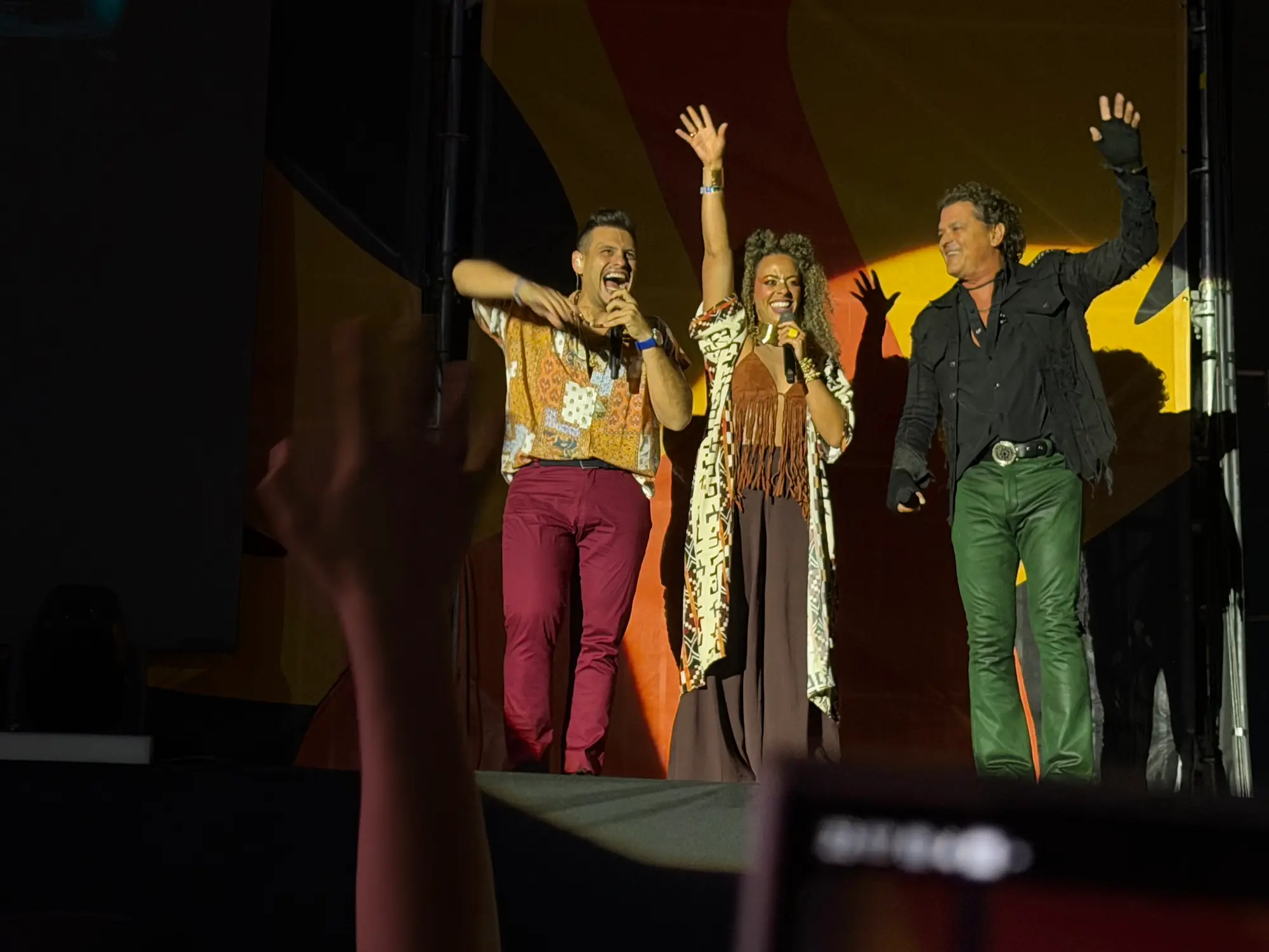 Artistas sobre el escenario durante Festival Bamba 2026